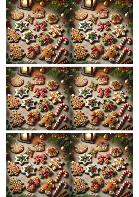 Sticker Sheet – Ginger Breads Collage Cat. No. 2997