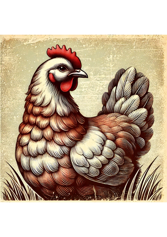 Sticker Sheet Hen Full Cat. No. 1953