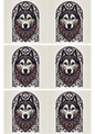 Stickerbogen Husky im Gothic-Stil Collage Kat. Nr. 1958