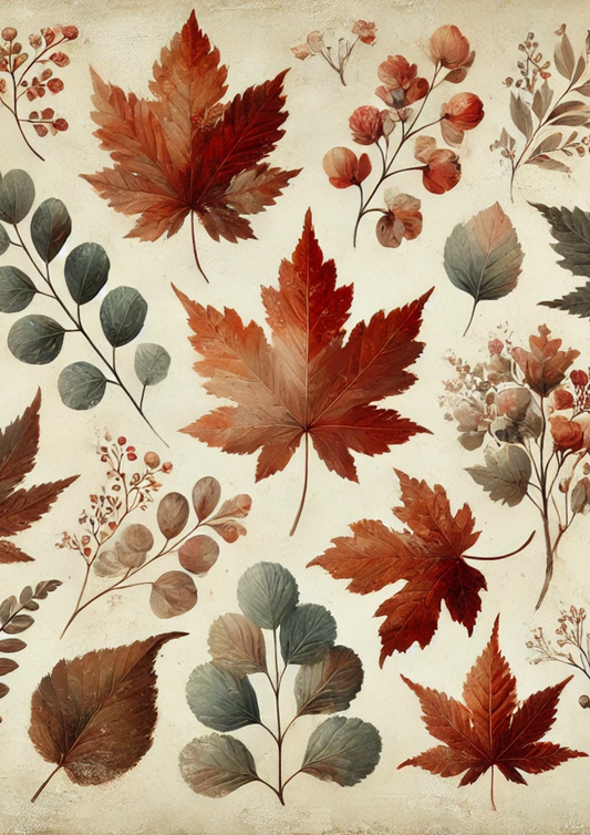 Sticker Sheet – Autumn Leaves Full Cat. No. 3020