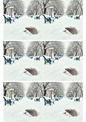 Stickerbogen Igel im Park im Winter Collage Kat. Nr. 1972