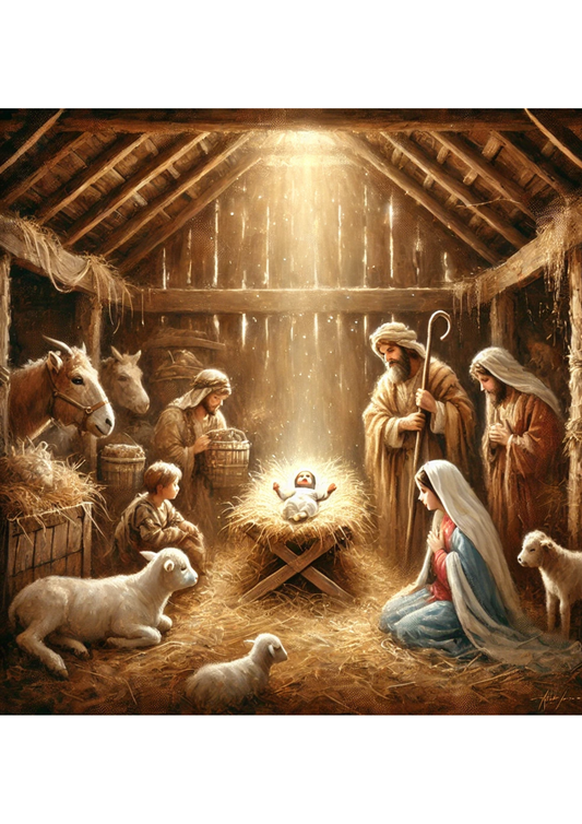 Sticker Sheet – Birth of Jesus Full Cat. No. 2840