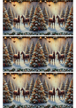 Stickerbogen Pferde im Wald im Winter Collage Kat. Nr. 2024
