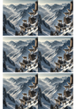 Stickerbogen Bergziegen-Collage Kat. Nr. 2042