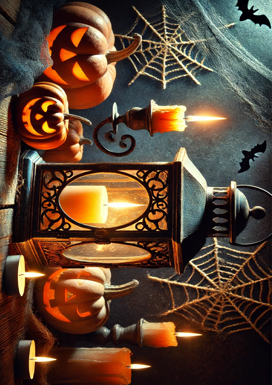 Sticker Sheet Halloween Lantern With Candle Full Cat. No. 1619