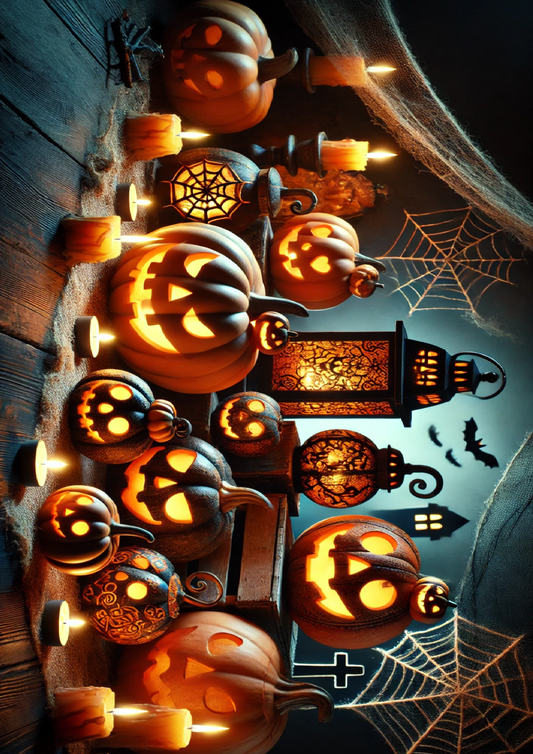Sticker Sheet Halloween Lantern Full Cat. No. 1621
