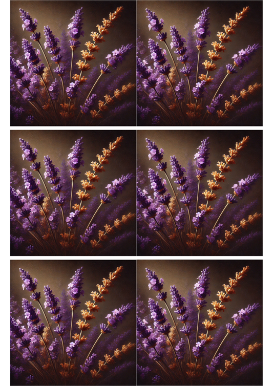 Sticker Sheet – Lavender Collage, Cat. No. 2072