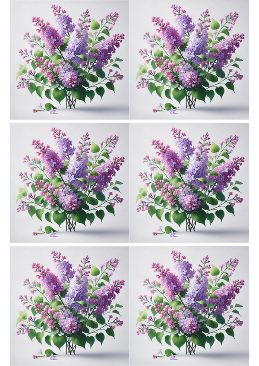 Sticker Sheet – Lilac Branch 3 Collage, Cat. No. 2088