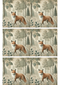 Stickerbogen – Fuchs im Wald, Shabby Chic Collage, Kat.-Nr. 3049