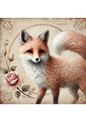 Stickerbogen – Fuchs Shabby Chic Full, Kat. Nr. 2093