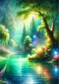 Stickerbogen – Magical Lake Full, Kat.-Nr. 2113