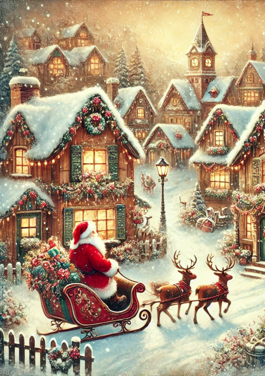Sticker Sheet – Santa In The Village 2 Full Cat. No. 2760