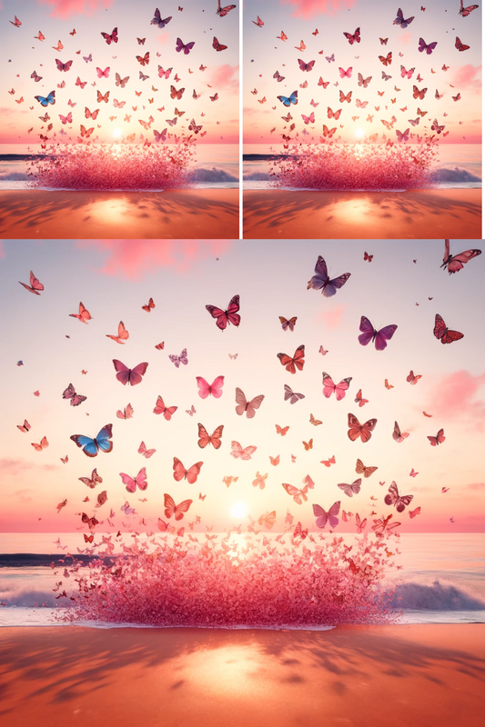 Sticker Sheet – Butterflies Collage Cat. No. 203