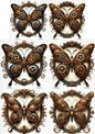 Stickerbogen – Schmetterlinge Steampunk Full Kat. Nr. 3062