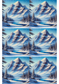 Wall Art Poster / Greeting Card / Sticker Sheet – Mountains Collage, Cat. No. 2154