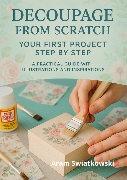Sticker Sheet – Ebook: Decoupage from Scratch: Your First Project Step by Step