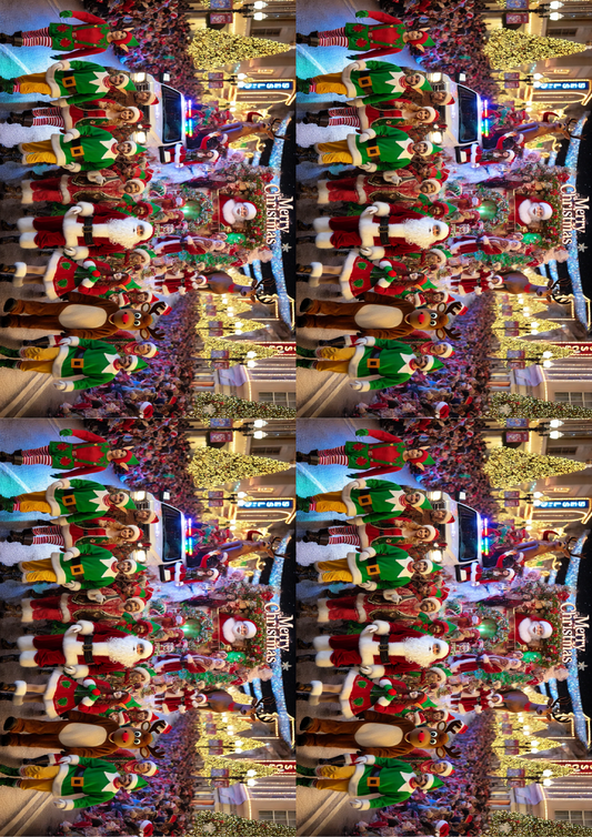 Sticker Sheet Christmas Parade Collage Cat. No. 1570