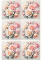 Stickerbogen – Pastellrosen-Collage Kat. Nr. 2214