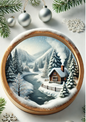 Wall Art Poster / Greeting Card / Sticker Sheet – Landscape in the Oval Full Cat. No. 1575