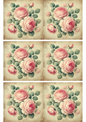 Stickerbogen – Collage „Rosa Rosen“, Kat.-Nr. 2256