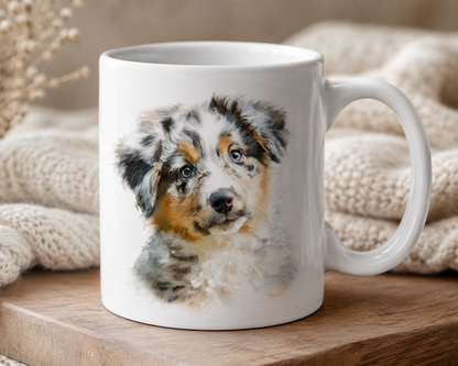 Australian Sheppard Dog Clipart Set: 16 PNG, Transparent Background Clipart(Instant Download)