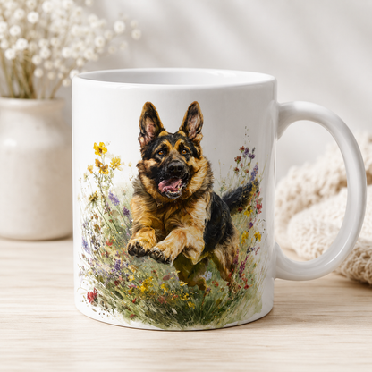 German Sheppard Dog Clipart Set: 16 PNG, Transparent Background Clipart (Instant Download)