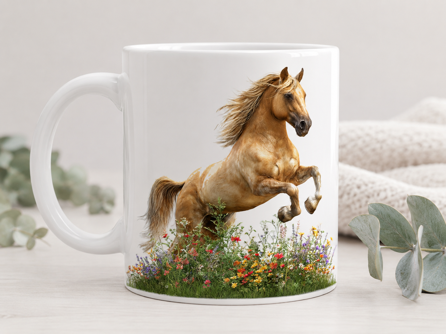 Horses In Meadow Clipart Set: 49 PNG, Transparent Background Clipart (Instant Download)