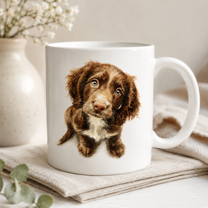 Brown Spaniel Puppy Clipart Set: 16 PNG, Transparent Background Clipart(Instant Download)