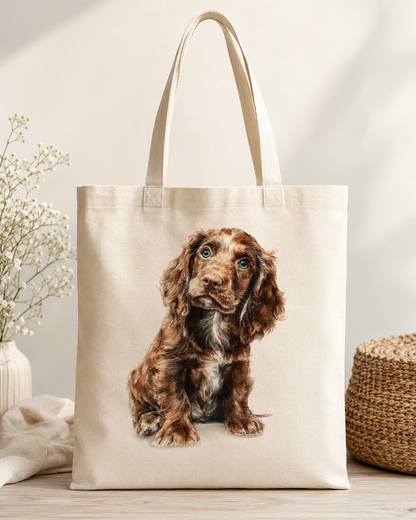 Brown Spaniel Puppy Clipart Set: 16 PNG, Transparent Background Clipart(Instant Download)