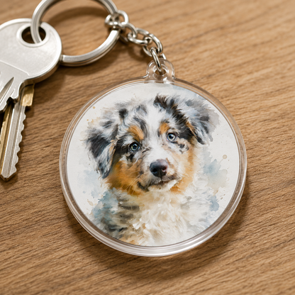 Australian Sheppard Dog Clipart Set: 16 PNG, Transparent Background Clipart(Instant Download)