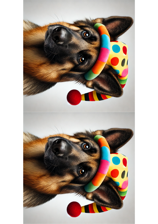 Sticker Sheet – German Shepherd Collage of Two Cat. No. 2622