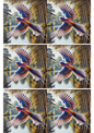 Stickerbogen – Collage „Vogel über See“, Kat.-Nr. 2282