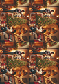 Stickerbogen Familie schmückt Weihnachtsbaum Collage Kat. Nr. 1580