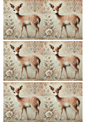 Wall Art Poster / Greeting Card / Sticker Sheet – Roe Shabby Chic Collage Cat. No. 2419
