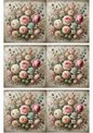 Stickerbogen – Blumen Shabby Chic Collage Kat. Nr. 2431