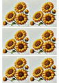 Stickerbogen – Sonnenblumen 2 Collage Kat. Nr. 2455