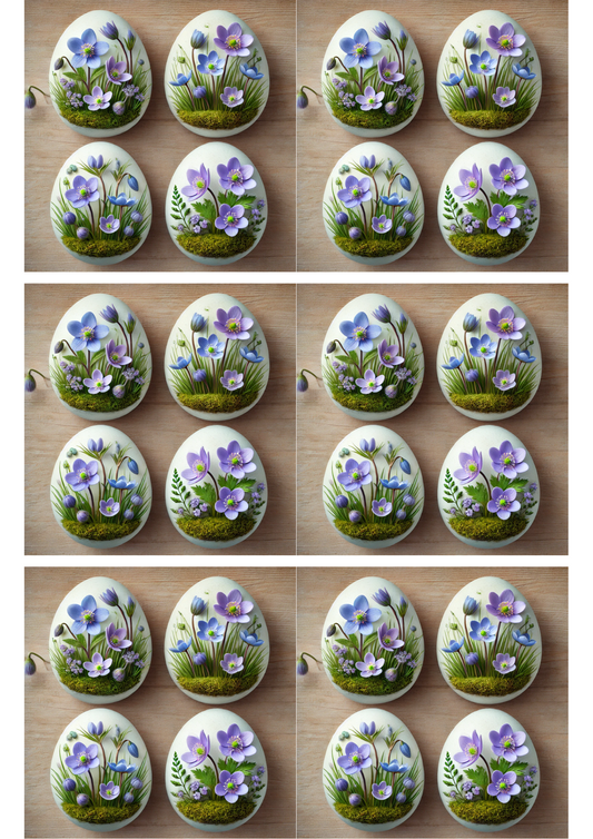Sticker Sheet – Easter Eggs Collage Cat. No. 3157