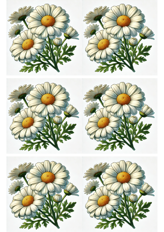 Sticker Sheet – Daisies Collage Cat. No. 2495