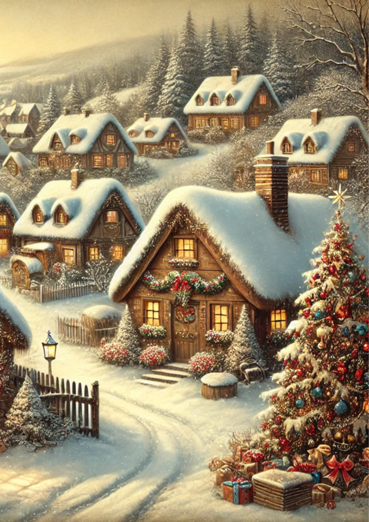 Sticker Sheet – Christmas Houses Full Cat. No. 2508