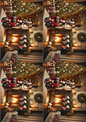 Stickerbogen Weihnachtsfamiliencollage Kat. Nr. 1588