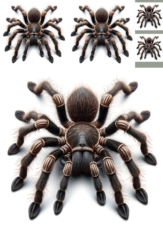 Sticker Sheet – Tarantula Collage Cat. No. 1176