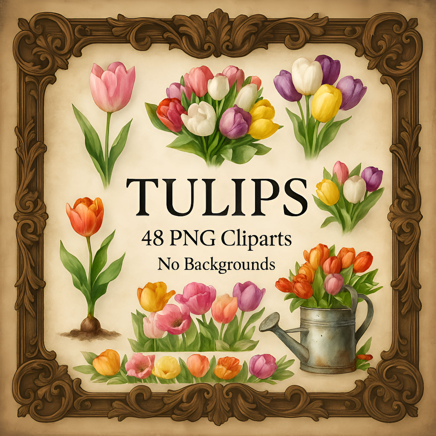 Stickerbogen – Aquarell-Zauberflaschen-Clipart-Set: Halloween-Magie, 20 PNG (Sofort-Download)