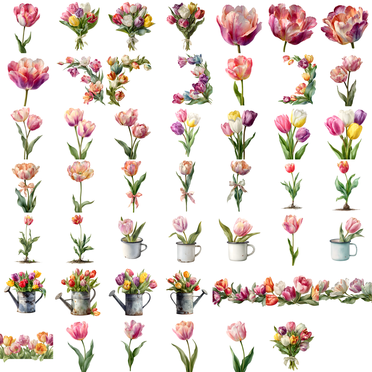 Stickerbogen – Aquarell-Zauberflaschen-Clipart-Set: Halloween-Magie, 20 PNG (Sofort-Download)