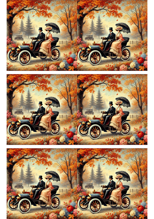 Sticker Sheet – Victorian Car Collage Cat. No. 3183