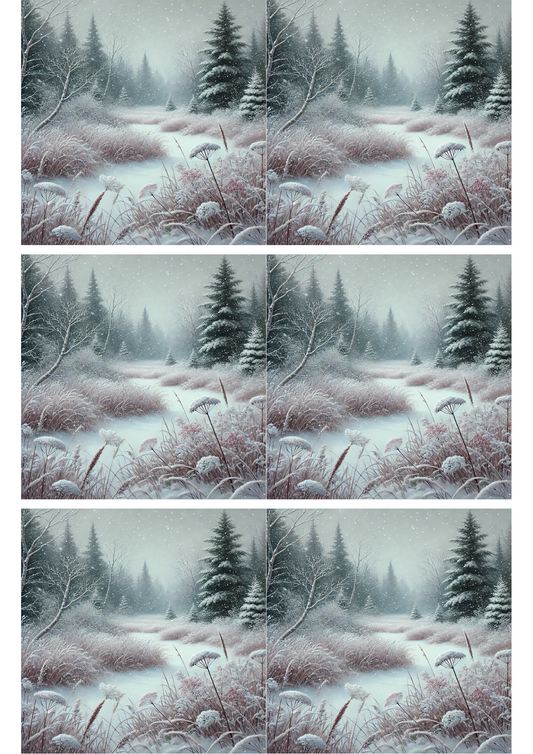 Sticker Sheet – Winter Collage Cat. No. 2667