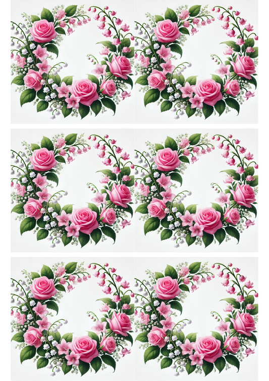 Sticker Sheet – Wreath Collage Cat. No. 2691
