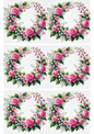 Wall Art Poster / Greeting Card / Sticker Sheet – Wreath Collage Cat. No. 2691